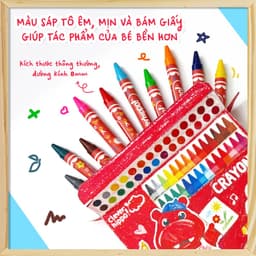Clever Hippo – Bộ bút sáp Artist 28 màu - ảnh 3
